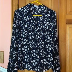 Express flower blouse